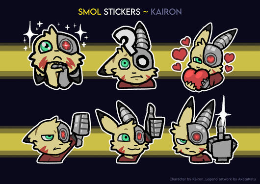 6 sticker pack