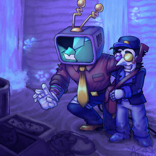 Entityoffline&#39;s Deltarune AU fanart